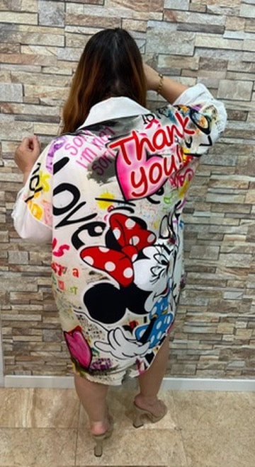 camisa Graffity Minnie